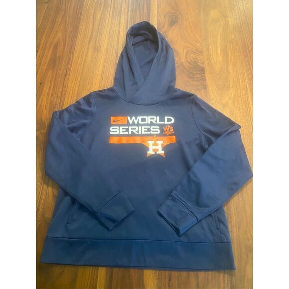 Nike Other - Nike Boys Navy Blue Houston Astros 2022 World Series Pullover Hoodie Size Large